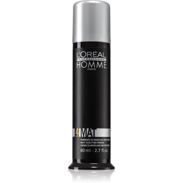 L’Oréal Professionnel Homme 4 Force Mat modellező paszta matt hatásért 80 ml-Eredeti