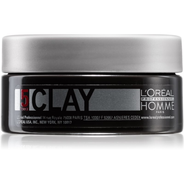 L’Oréal Professionnel Homme 5 Force Clay modellező agyag erős fixálás 50 ml-Eredeti