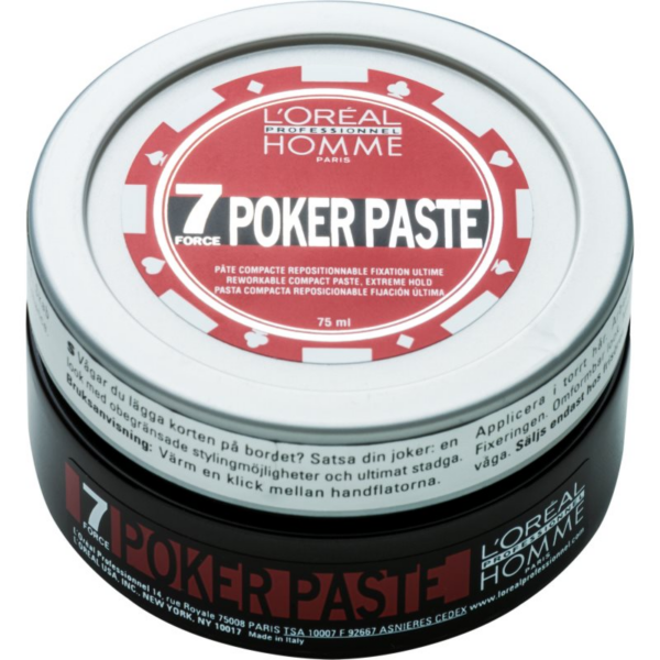 L’Oréal Professionnel Homme 7 Poker modellező paszta extra erős fixálás 75 ml-Ár