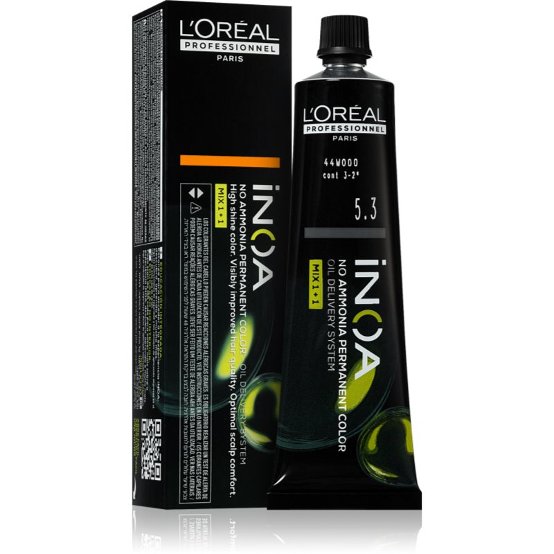 L’Oréal Professionnel Inoa tartós hajfesték ammónia nélkül árnyalat 5.3 60 ml-Ár
