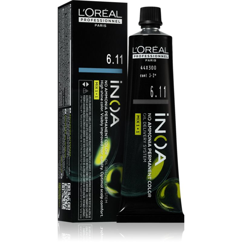 L’Oréal Professionnel Inoa tartós hajfesték ammónia nélkül árnyalat 6.11 60 ml-Ár