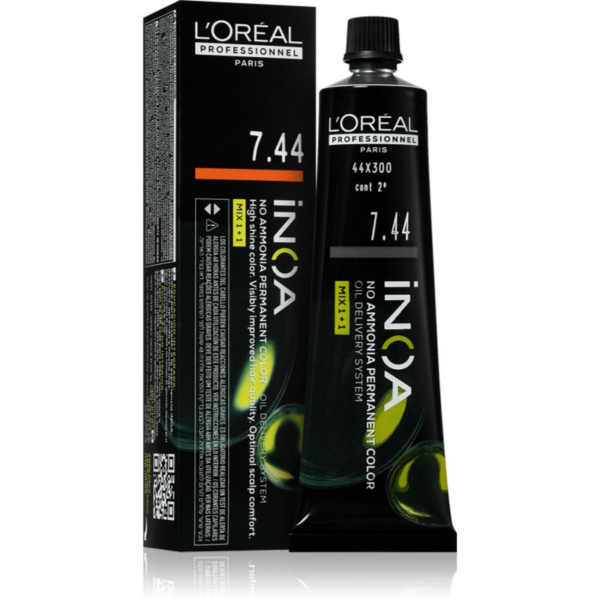 L’Oréal Professionnel Inoa tartós hajfesték ammónia nélkül árnyalat 7.44 60 ml-Ár