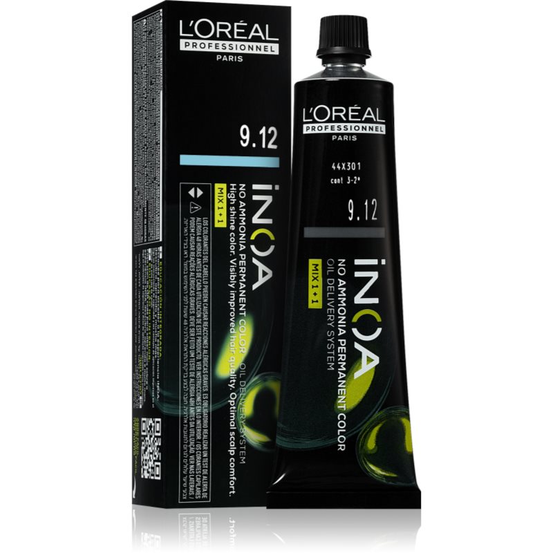 L’Oréal Professionnel Inoa tartós hajfesték ammónia nélkül árnyalat 9.12 60 ml-Ár