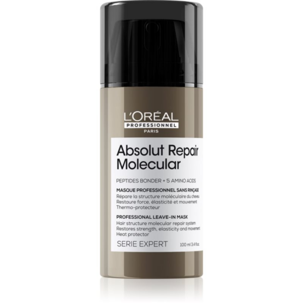 L’Oréal Professionnel Serie Expert Absolut Repair Molecular helyreállító hajpakolás töredezett