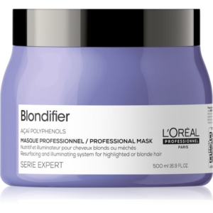 L’Oréal Professionnel Serie Expert Blondifier regeneráló és helyreállító maszk a szőke és melírozott hajra 500 ml-Ár
