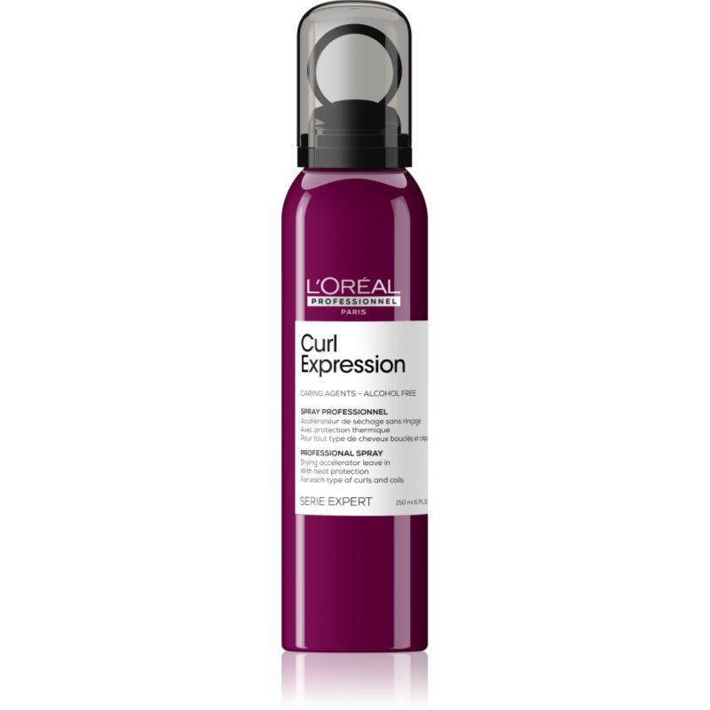 L’Oréal Professionnel Serie Expert Curl Expression leöblítést nem igénylő spray a gyorsabban beszárított hajhoz 150 ml-Ár
