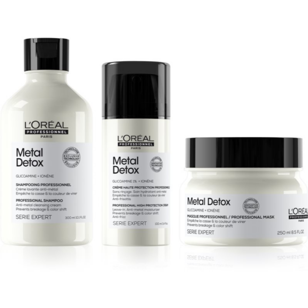 L’Oréal Professionnel Serie Expert Metal Detox takarékos kiszerelés a festett és károsult hajra-Ár