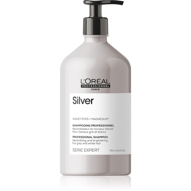 L’Oréal Professionnel Serie Expert Silver ezüst sampon  ősz hajra 750 ml-Ár