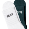 LSCN by LASCANA Zokni  benzin / fehér-Hungary
