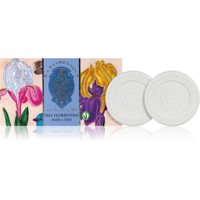 La Florentina Florentina Iris Sculpted Soap természetes szilárd szappan 2x115 g-Ár