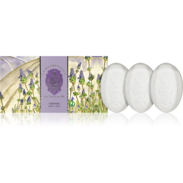 La Florentina Lavender Hand Soap szilárdszappan-szett levendula illatú 3x150 g-Ár