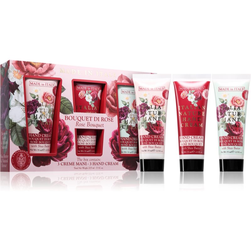 La Florentina Rose Bouquet Set ajándékszett kézre
