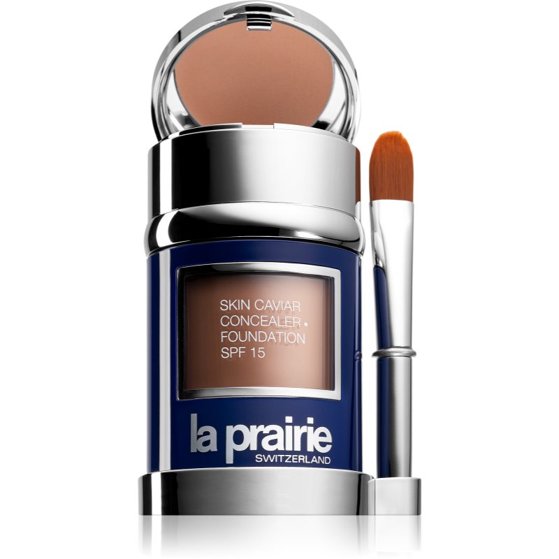 La Prairie Skin Caviar Concealer Foundation alapozó és korrektor SPF 15 árnyalat Peche (SPF 15) 30 ml-Ár