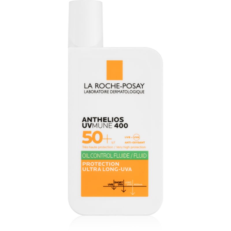 La Roche-Posay Anthelios UVMUNE 400 bőrvédő folyadék zsíros bőrre SPF 50+ 50 ml-Ár