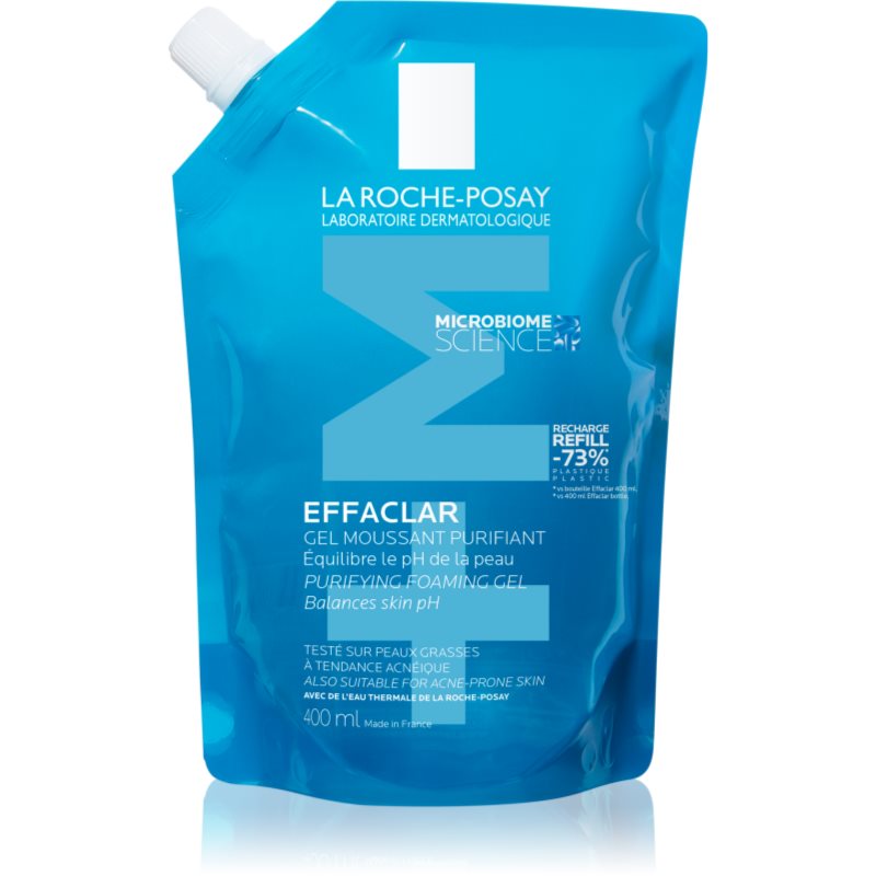 La Roche-Posay Effaclar mélyen tisztító gél zsíros és érzékeny bőrre utántöltő 400 ml-Ár