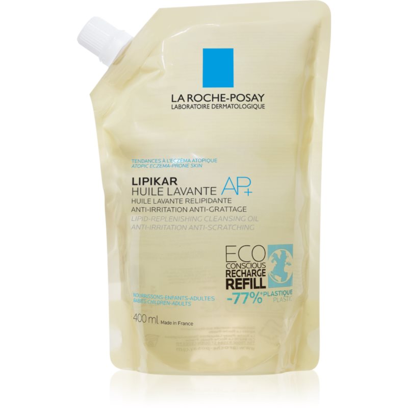 La Roche-Posay Lipikar Huile AP+ bőrpuhító tisztító olaj irritáció ellen utántöltő 400 ml-Ár