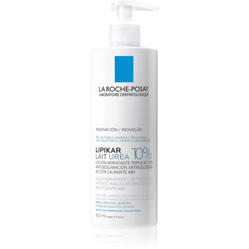 La Roche-Posay Lipikar Lait Urea 10% nyugtató testápoló tej a nagyon száraz bőrre 400 ml-Ár