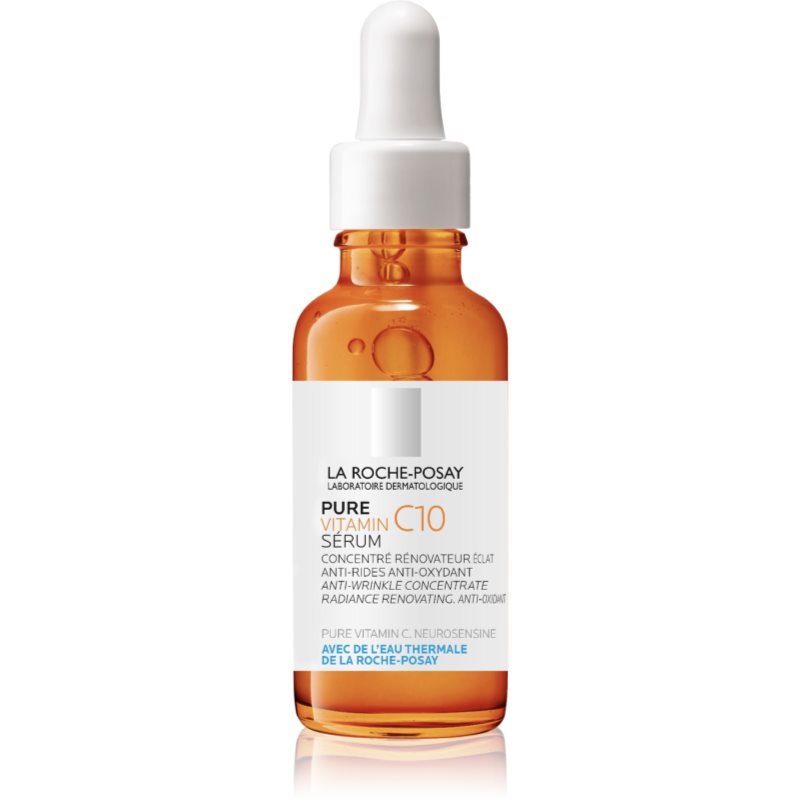 La Roche-Posay Pure Vitamin C10 bőrvilágosító szérum a ráncok ellen C vitamin 30 ml-Eredeti