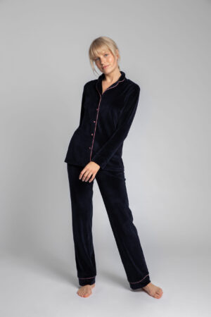 LaLupa női ing LA007 Navy Blue