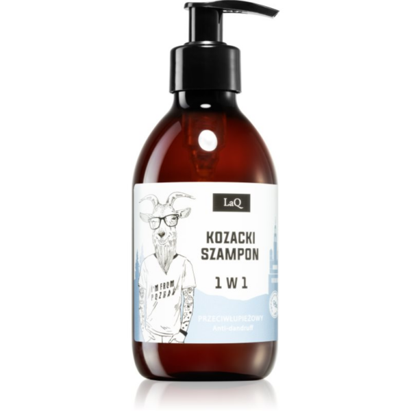 LaQ Goat From Poznaň természetes sampon korpásodás ellen komlótoboz kivonattal 300 ml-Ár
