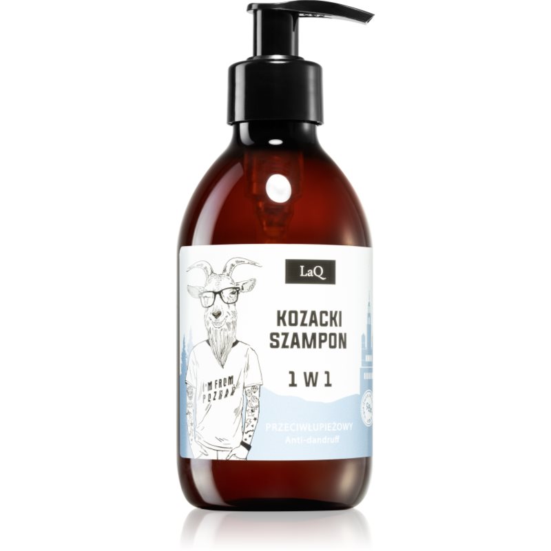LaQ Goat From Poznaň természetes sampon korpásodás ellen komlótoboz kivonattal 300 ml-Ár