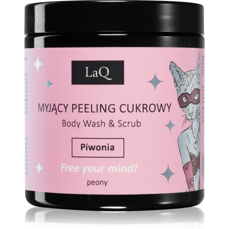 LaQ Kitten Peony tisztító peeling testre 220 g-Ár