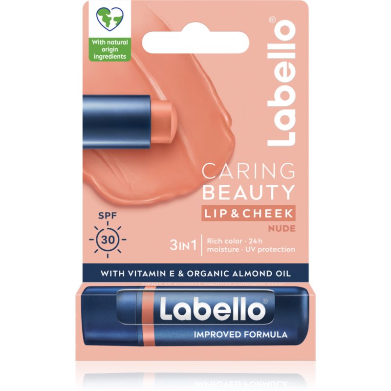Labello Caring Beauty tonizáló ajakbalzsam árnyalat Nude 4