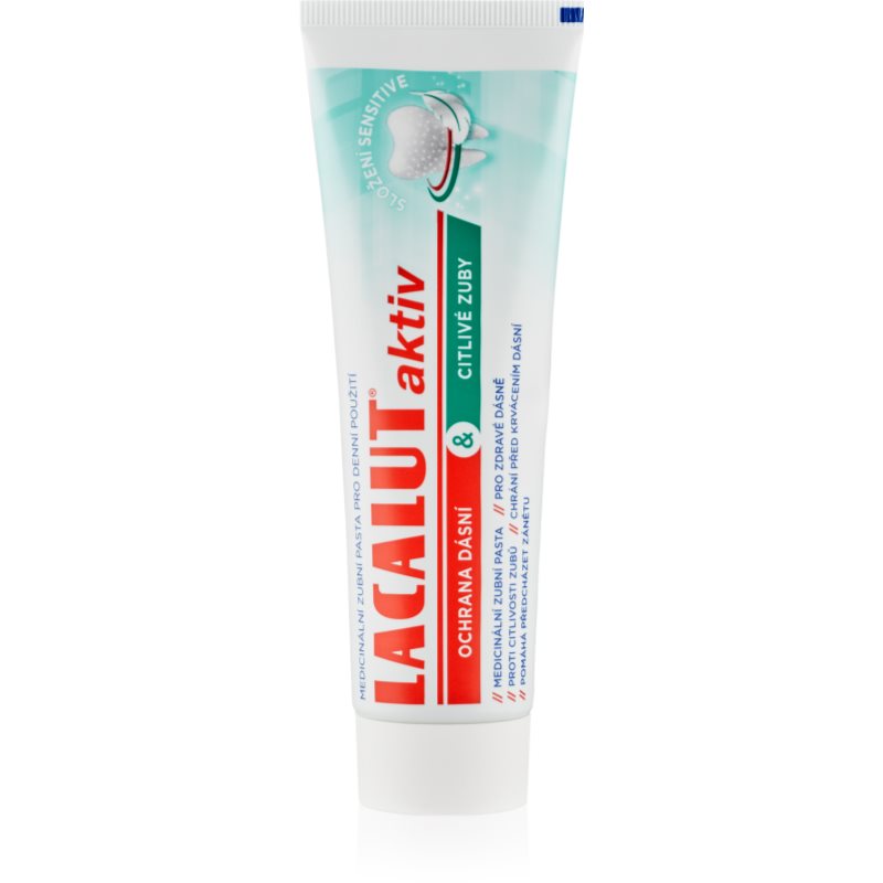 Lacalut Aktiv fogkrém a fogak és a fogíny védelmére 75 ml-Ár