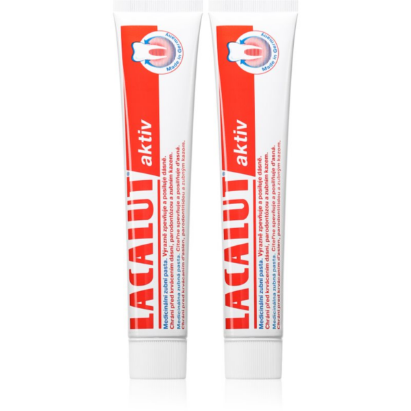 Lacalut Aktiv fogkrém parodontózis ellen 2x75 ml