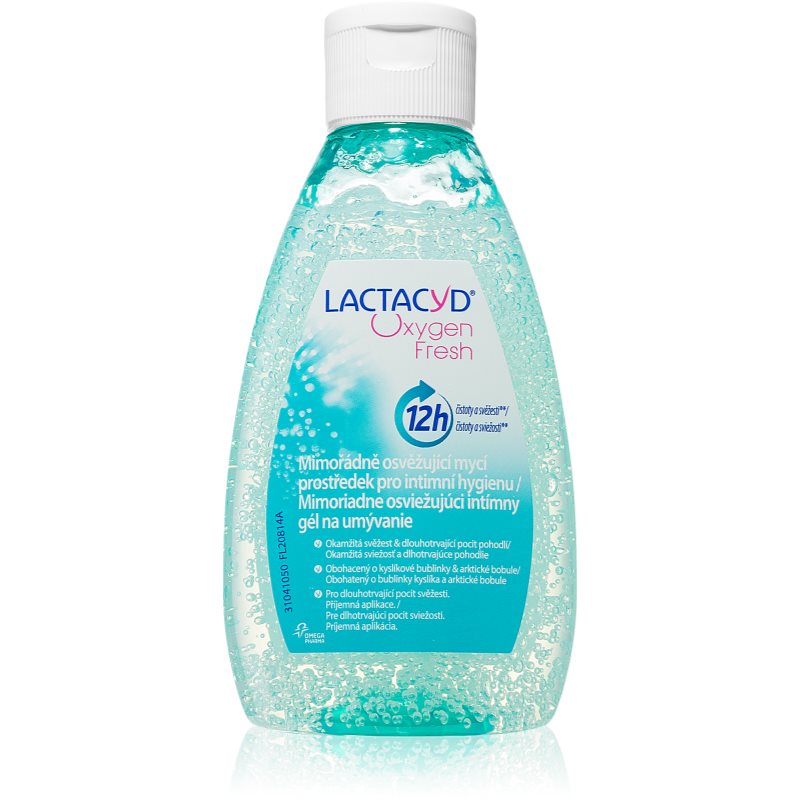 Lactacyd Oxygen Fresh frissítő tisztító gél intim higiéniára 200 ml-Eredeti
