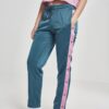 Ladies Button Up Track Pants jasper/coolpink/firered