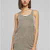 Ladies Loose Burnout Tank Olive