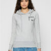Ladies Never On Time Hoody Grey
