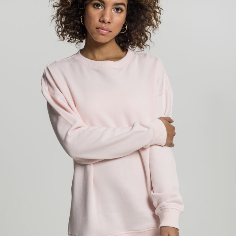 Ladies Oversize Crewneck pink