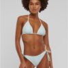 Ladies Recycled Triangle Swimsuit - mint