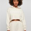 Ladies Starter Cropped Hoody Light White