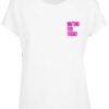 Ladies Waiting For Friday Box Tee White/Pink