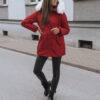 Ladies parka jacket NELLY red Dstreet