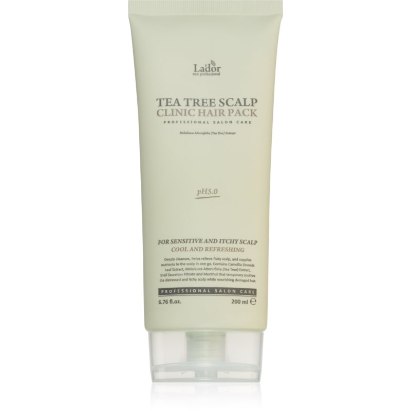 La'dor Tea Tree Scalp Clinic Hair Pack a fejbőr ápolására nyugtató hatással 200 ml-Ár