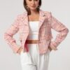 Lafaba Women's Powder Colored Short Jacket