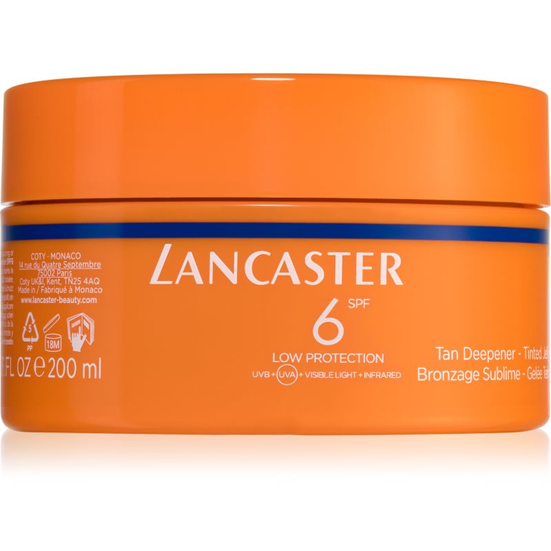 Lancaster Sun Beauty Tan Deepener védő tonizáló gél SPF 6 200 ml-Eredeti