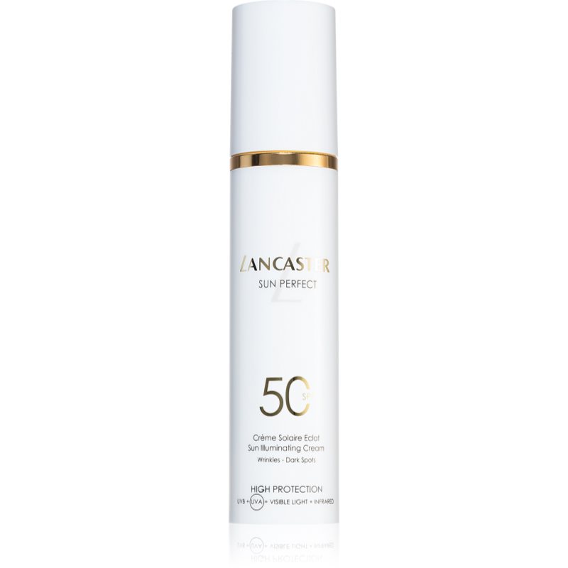 Lancaster Sun Perfect Sun Illuminating Cream élénkítő nappali krém a ráncok és a sötét foltok ellen SPF 50 50 ml-Ár