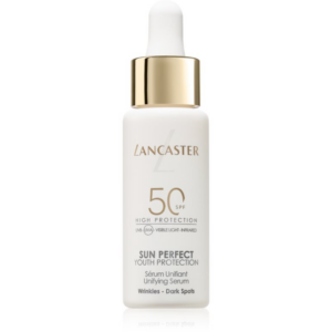 Lancaster Sun Perfect Unifying serum SPF 50 szérum egységesíti a bőrszín tónusait SPF 50 30 ml-ár