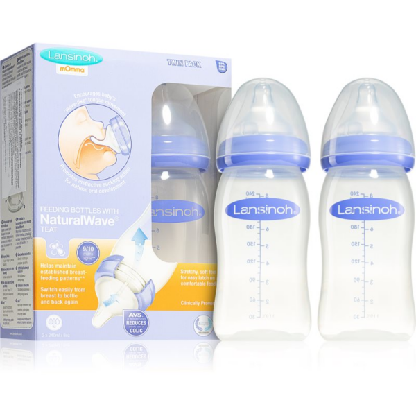 Lansinoh NaturalWave cumisüveg Medium 2x240 ml-Ár