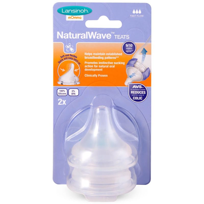 Lansinoh NaturalWave etetőcumi Fast 2 db-Ár