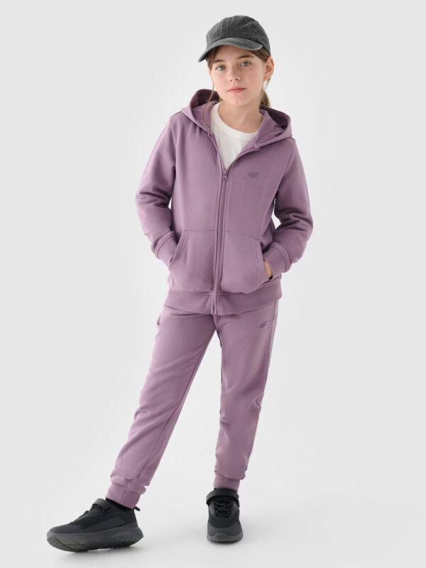 Lány Melegítő Nadrágok Joggery 4F Lila 4FJWMM00TTR