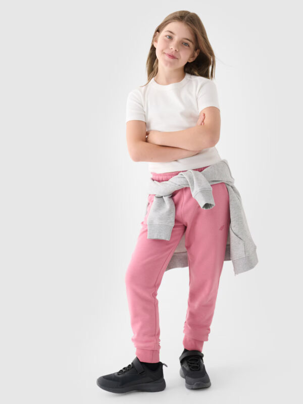 Lány Melegítőnadrág Joggery 4F Rózsaszín 4FJWMM00TTR