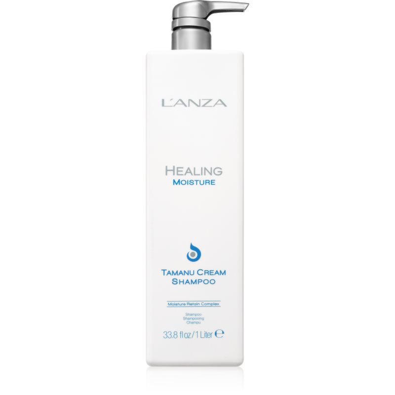 L'anza Healing Moisture Tamanu Cream hidratáló sampon mindennapi használatra 1000 ml
