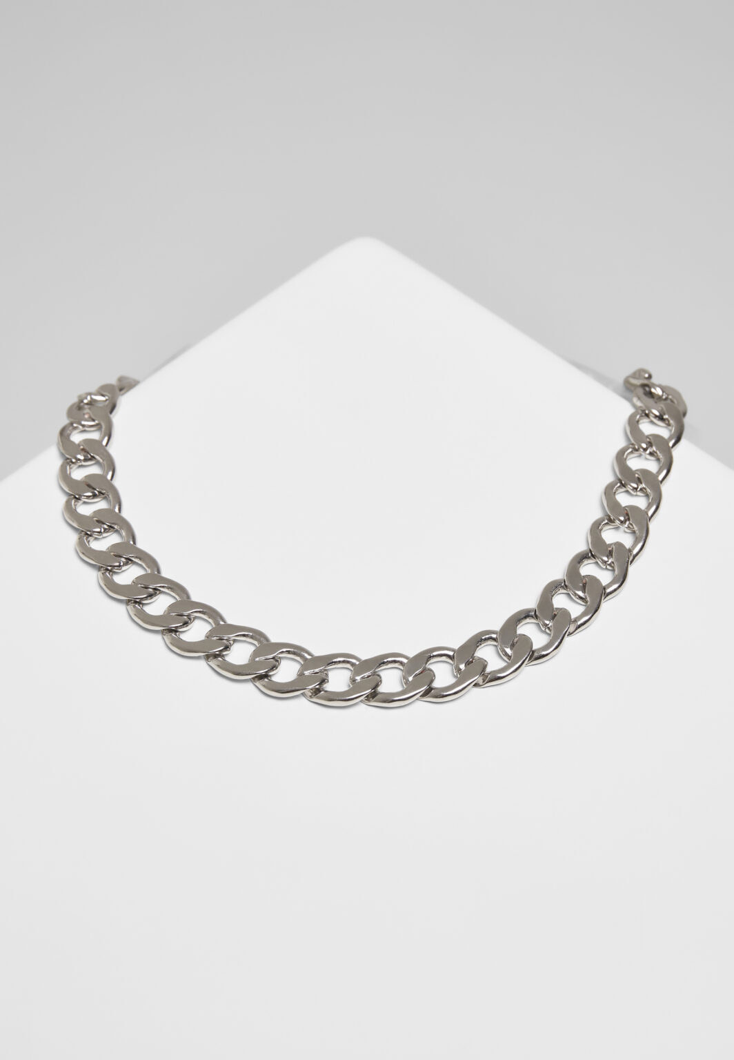 Large Chain Necklace - Silver Color