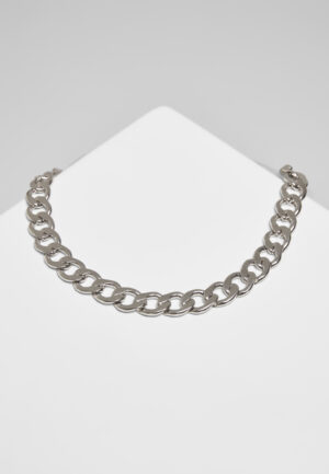Large Chain Necklace - Silver Color